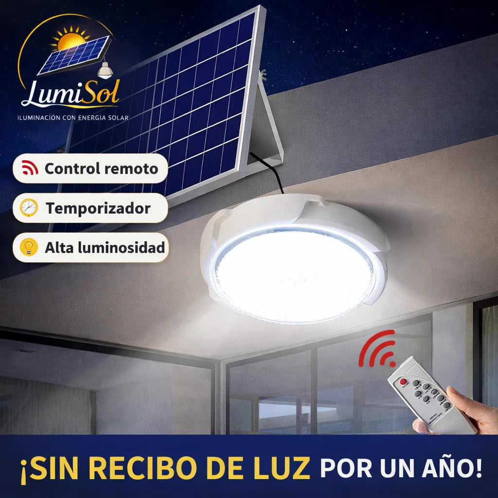 LumiSol ☀️ Tu hogar brillante con energía del Sol - 100 W