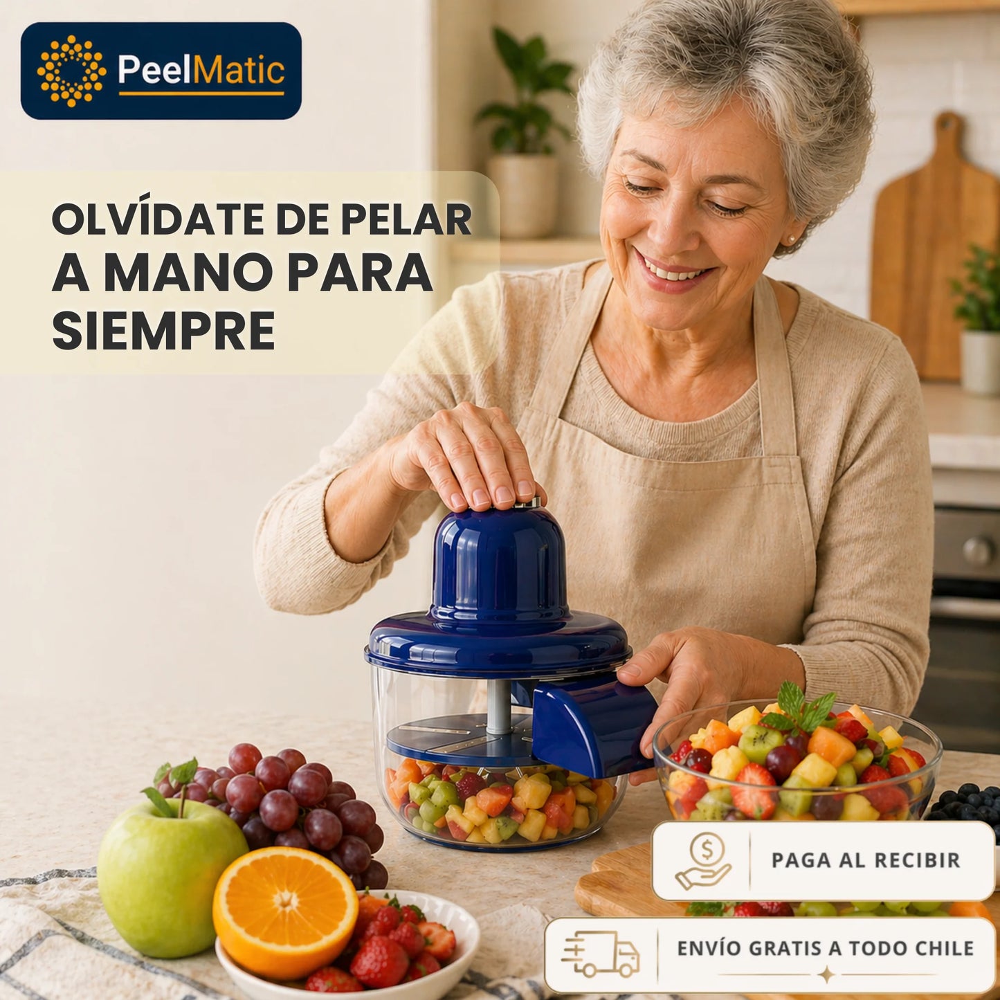 PeelMatic - Cocina más rápido sin ensuciar tus manos