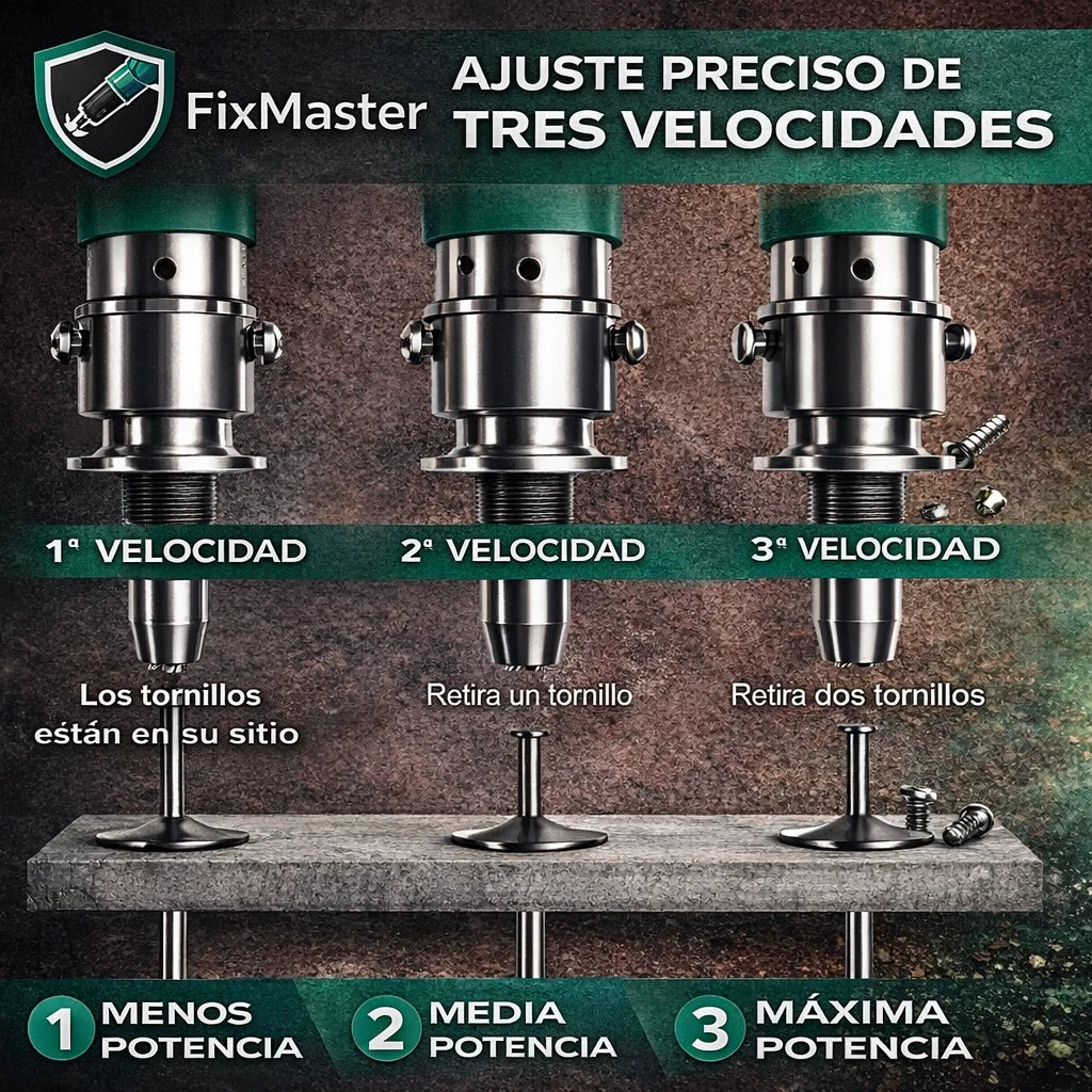 FixMaster Clavadora Manual Portátil - Incluye 100 Clavos de Regalo
