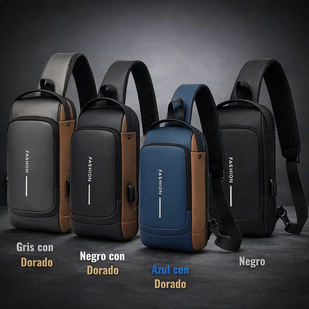 🛡️ Bolso FortiBag Pro Antirrobo 🔐 Mantiene Sus Cosas Seguras Todo el Día