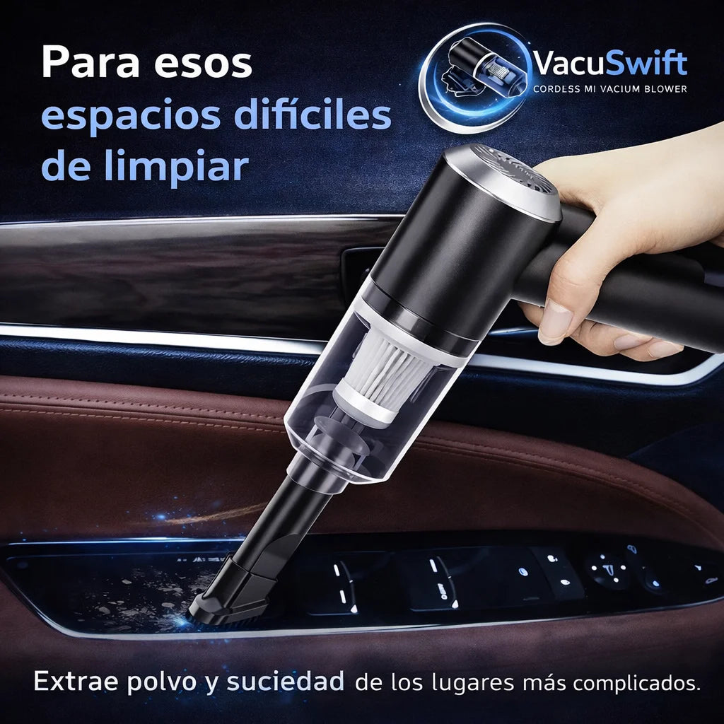 VacuSwift- Aspira, sopla y cepilla donde ningún otro llega