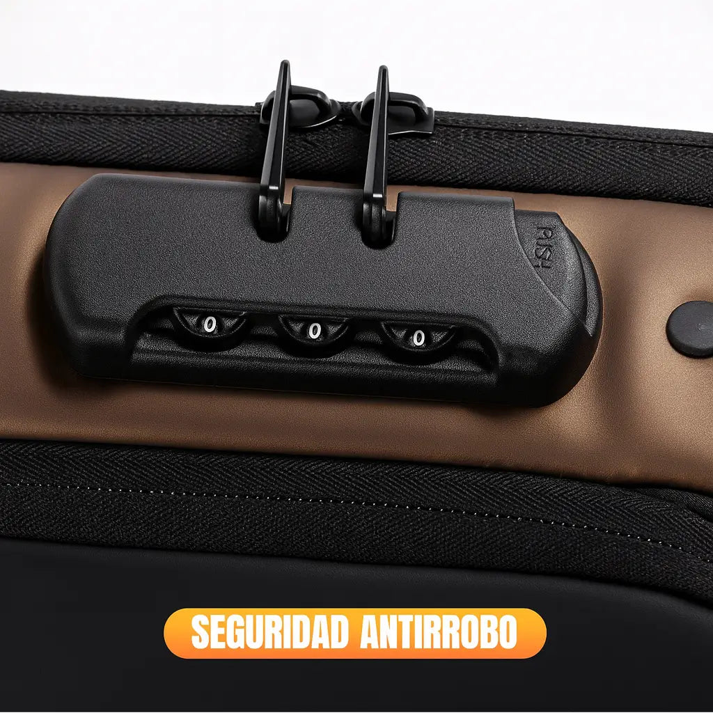 🛡️ Bolso FortiBag Pro Antirrobo 🔐 Mantiene Sus Cosas Seguras Todo el Día