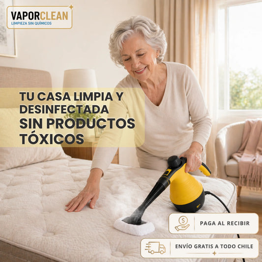 VaporClean - Desinfecta toda tu casa sin químicos en la mitad del tiempo