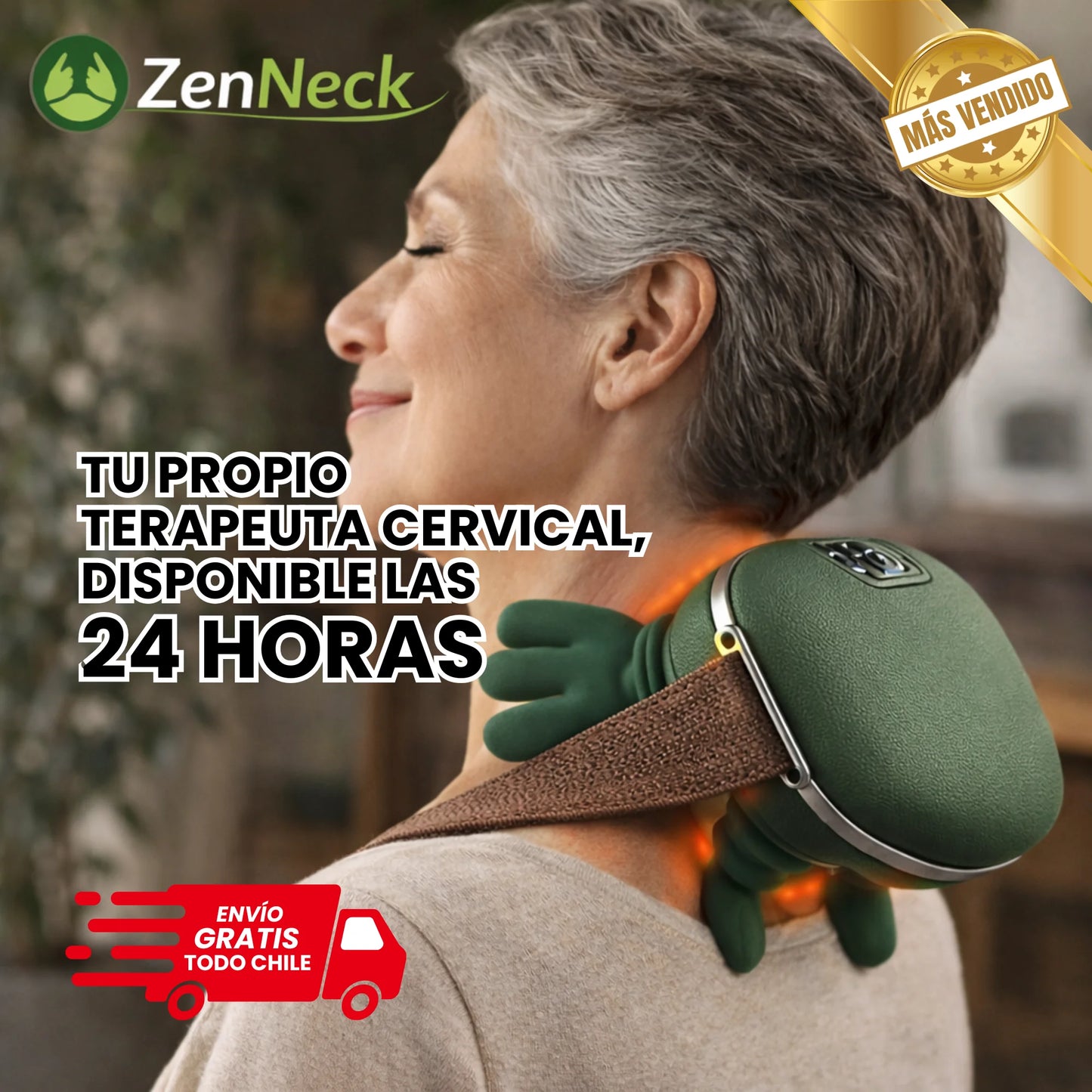 Masajeador Cervical 😌 Masaje Profesional en Casa 🏠 Siente alivio real desde la primera sesión